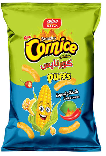 كورنايس 10جنيه شطه وليمون