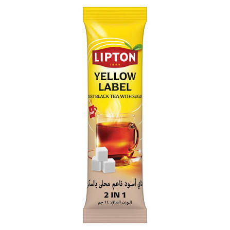شاى محلى بالسكر ليبتون 14 جم