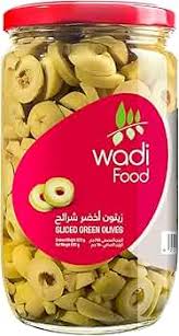 برطمان زيتون اخضر مخلى وادى فود